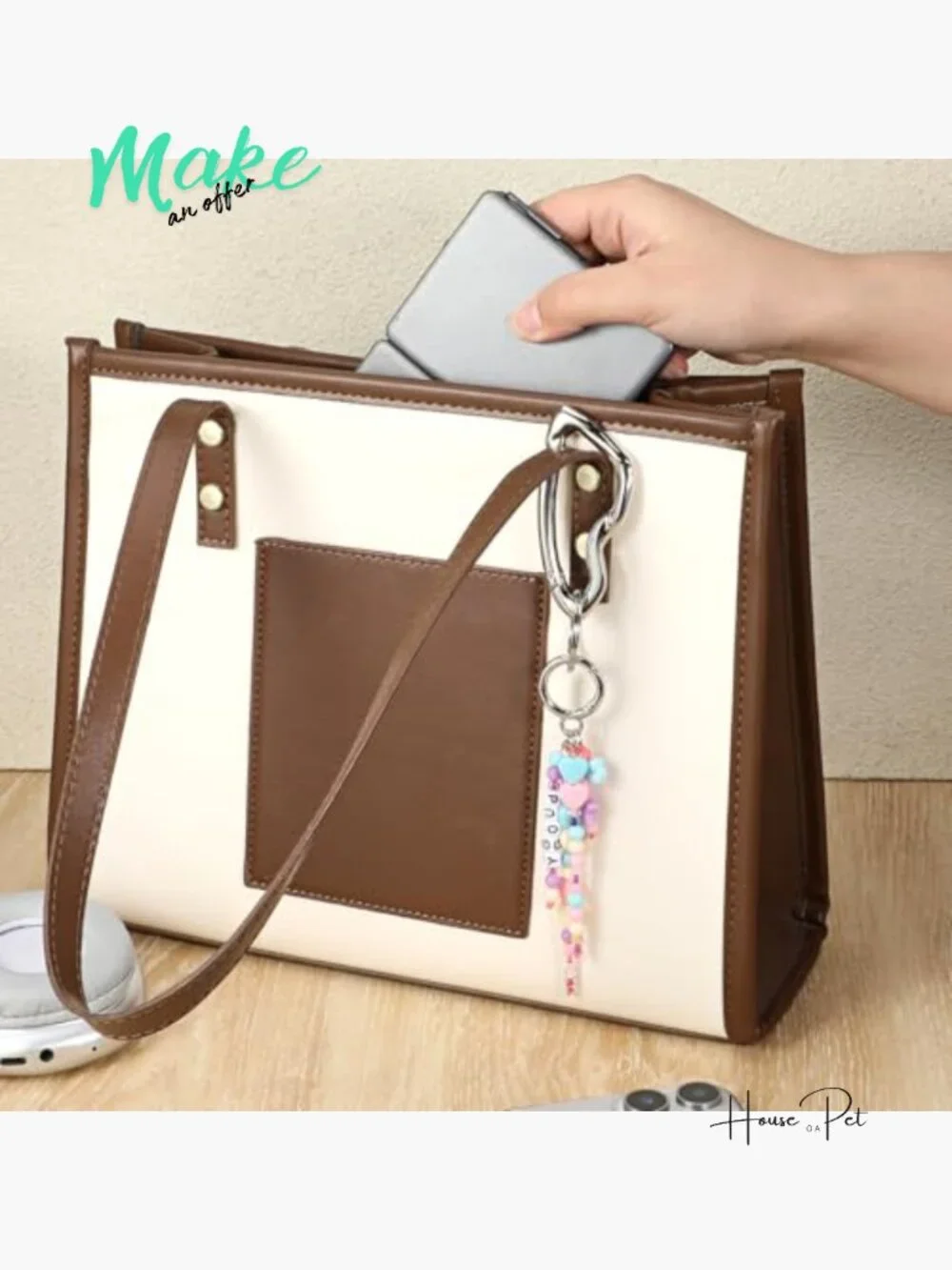 Zinc Alloy Carabiner Keychain, Y2K Goth Accessory Bag Charm